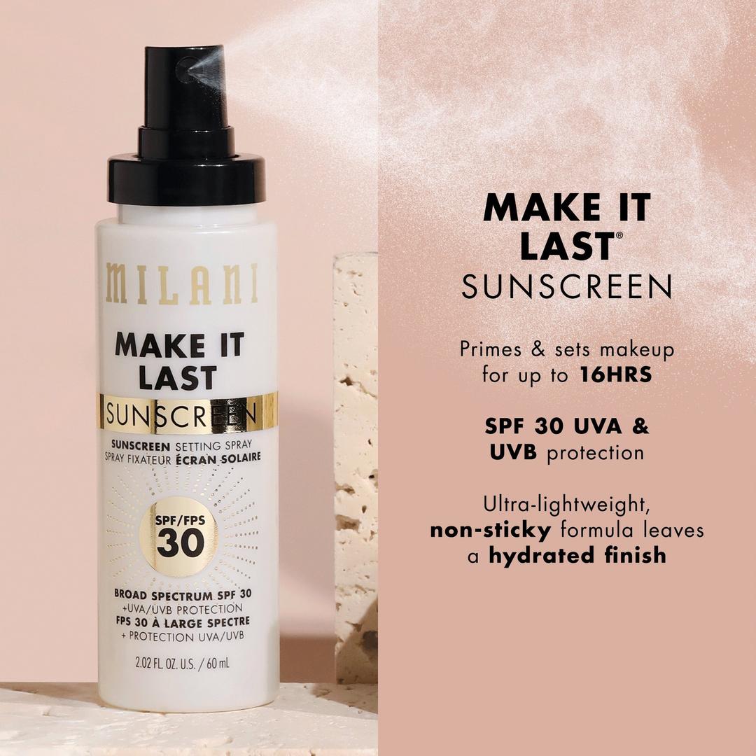Make It Last Sunscreen - Sunscreen Setting Spray SPF 30 - Image 3